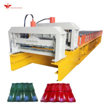 Hot selling 800 genteng glazed tile roofing roll forming machine with cheap price